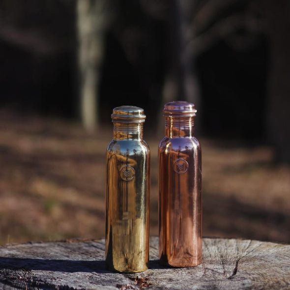Solid brass&copper bottle M