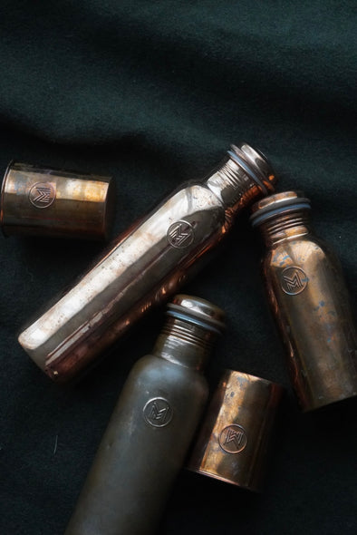 Solid brass&copper bottle S