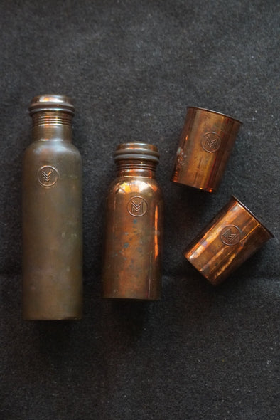 Solid brass&copper bottle S
