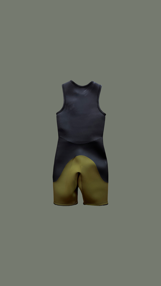Indigo meadow wetsuit Short John shoulder buckle 2mm