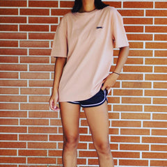 Indigo meadow organic heavy weight cotton T pink