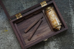 A TREASURE BOX WALNUT