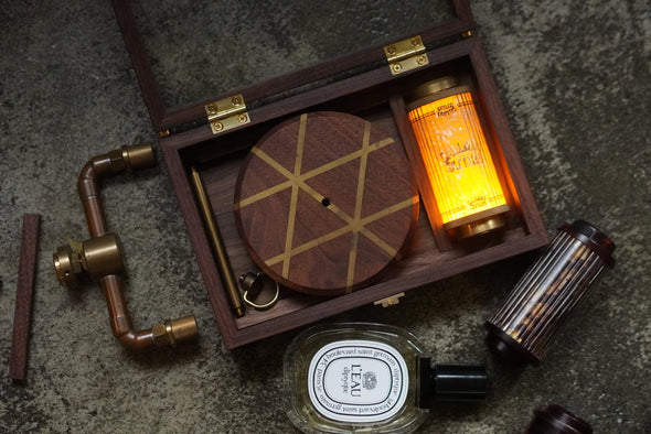 A TREASURE BOX WALNUT