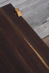 "NICE MIDDLE" DINING TABLE & DESK CHARRED OAK BY CALMA STORE & THREE MASTERS