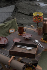 AMARILLO FLOWER PLATE S MUSTARD