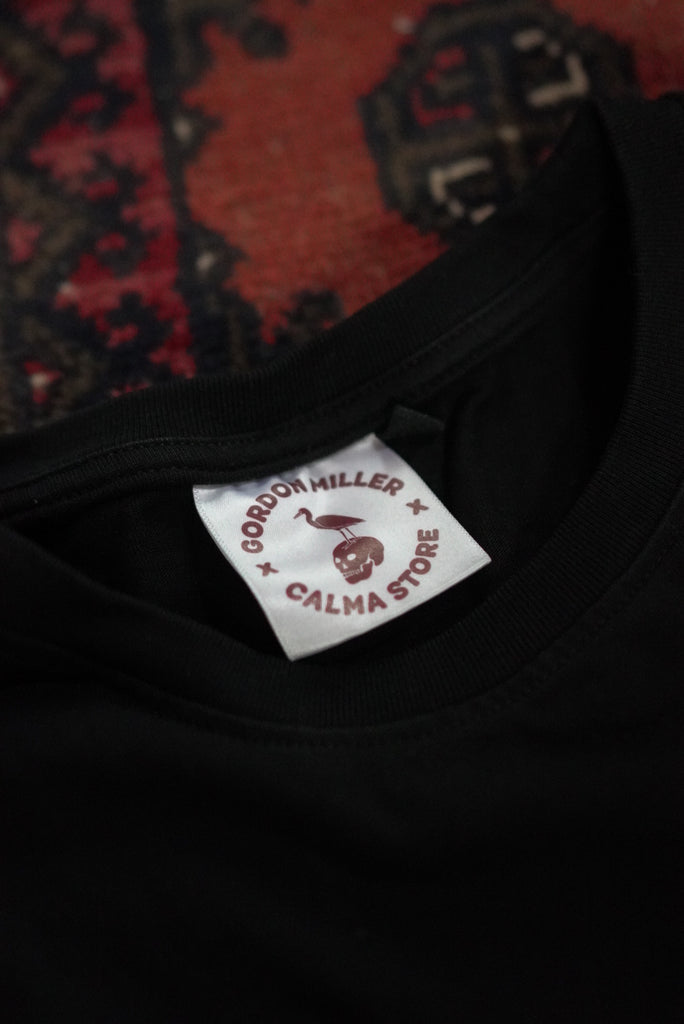 GORDON MILLER × CALMA STORE SKULL&IGLET BLACK  STANDARD T