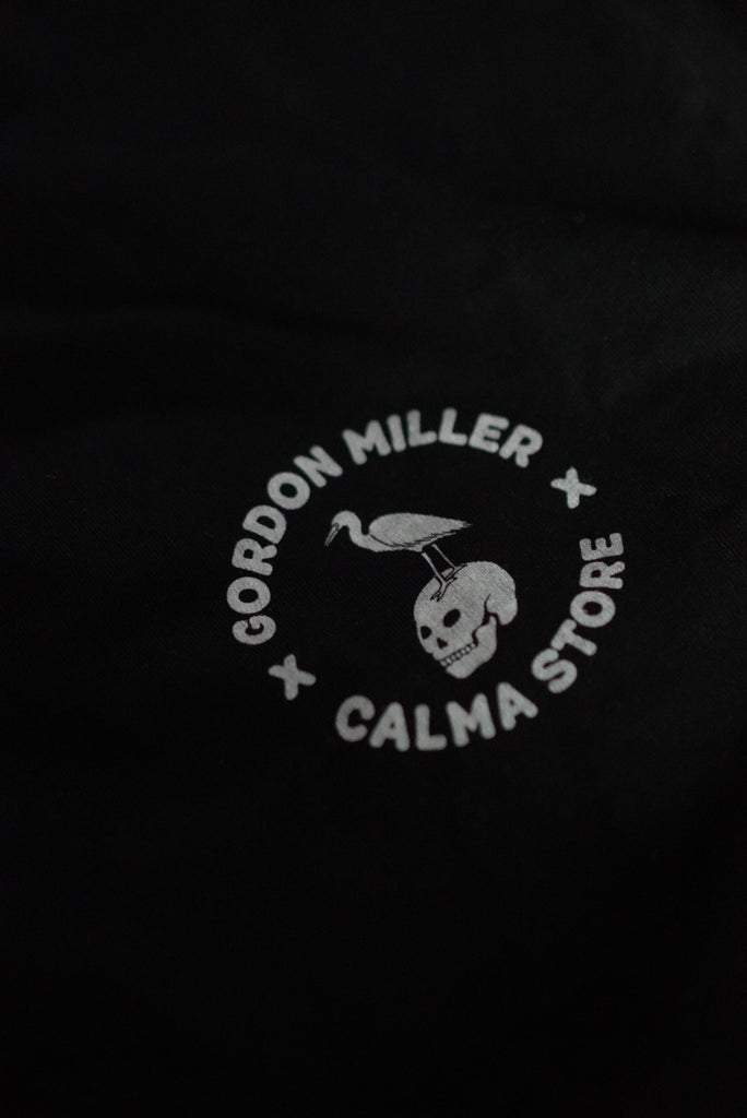GORDON MILLER × CALMA STORE SKULL&IGLET BLACK  STANDARD T