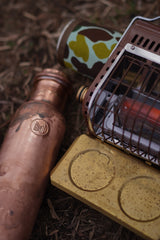 Solid  brass&copper bottle M