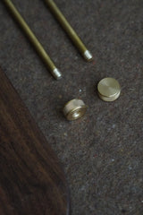 BRASS LEG FOR UNDER TABLE 2PCS SET