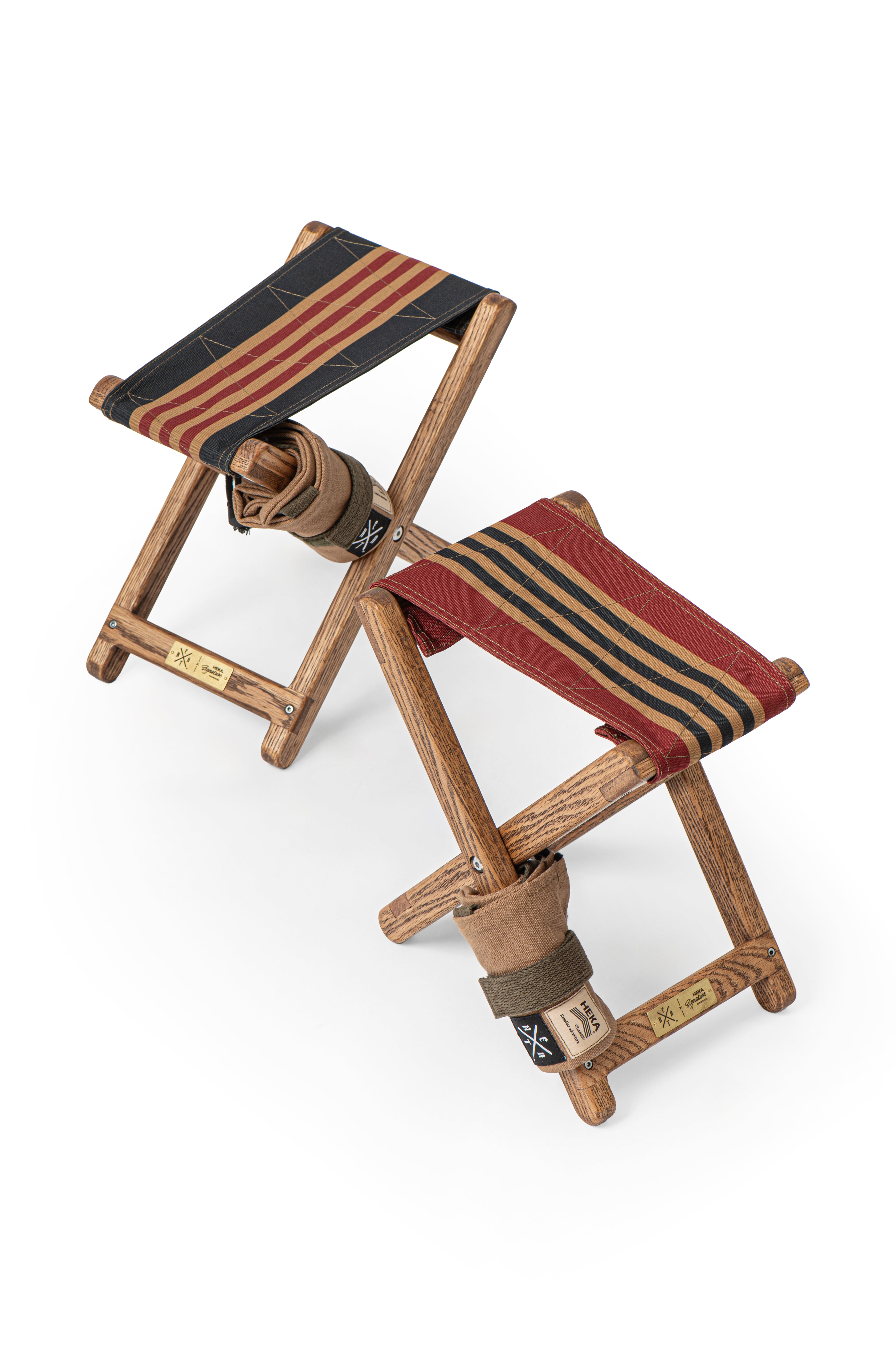 LEAVE WOOD×HEKA multi chair NEAT-Signature Regimenntal stripe ver
