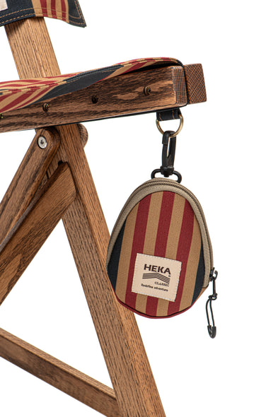 MINI SIDE POUCH SIGNATURE REGIMENTAL STRIPE