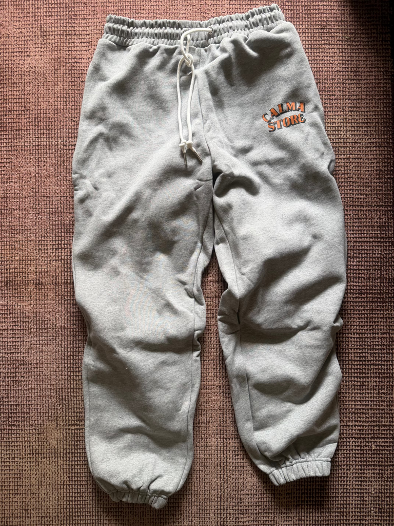 Calma Store Sweat pants（GRAY）CALMA STORE LOGO