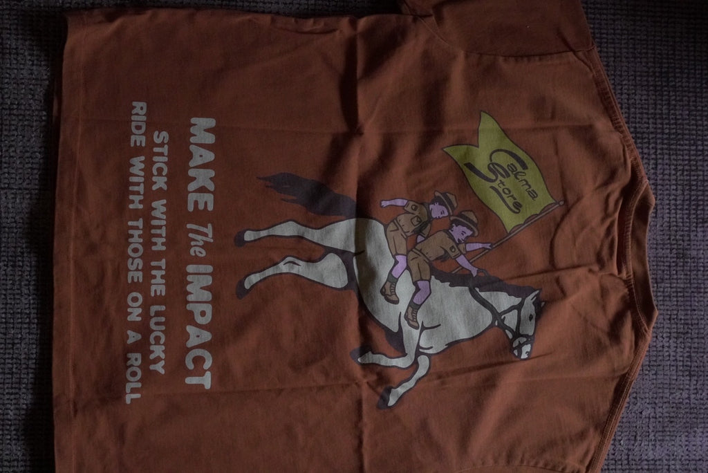 '26SS ORGANIC COTTON T "MAKE THE IMPACT" ORANGE