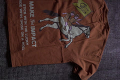 '26SS ORGANIC COTTON T "MAKE THE IMPACT" ORANGE