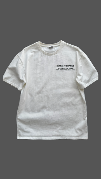 '26SS ORGANIC COTTON T "MAKE THE IMPACT"