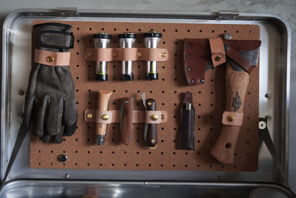 Leather belt kit for BECK container by Nodel