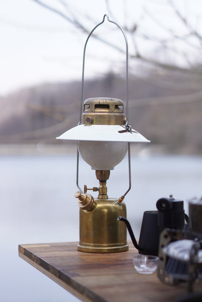 Solid Brass White paint reflector for Storm Lantern